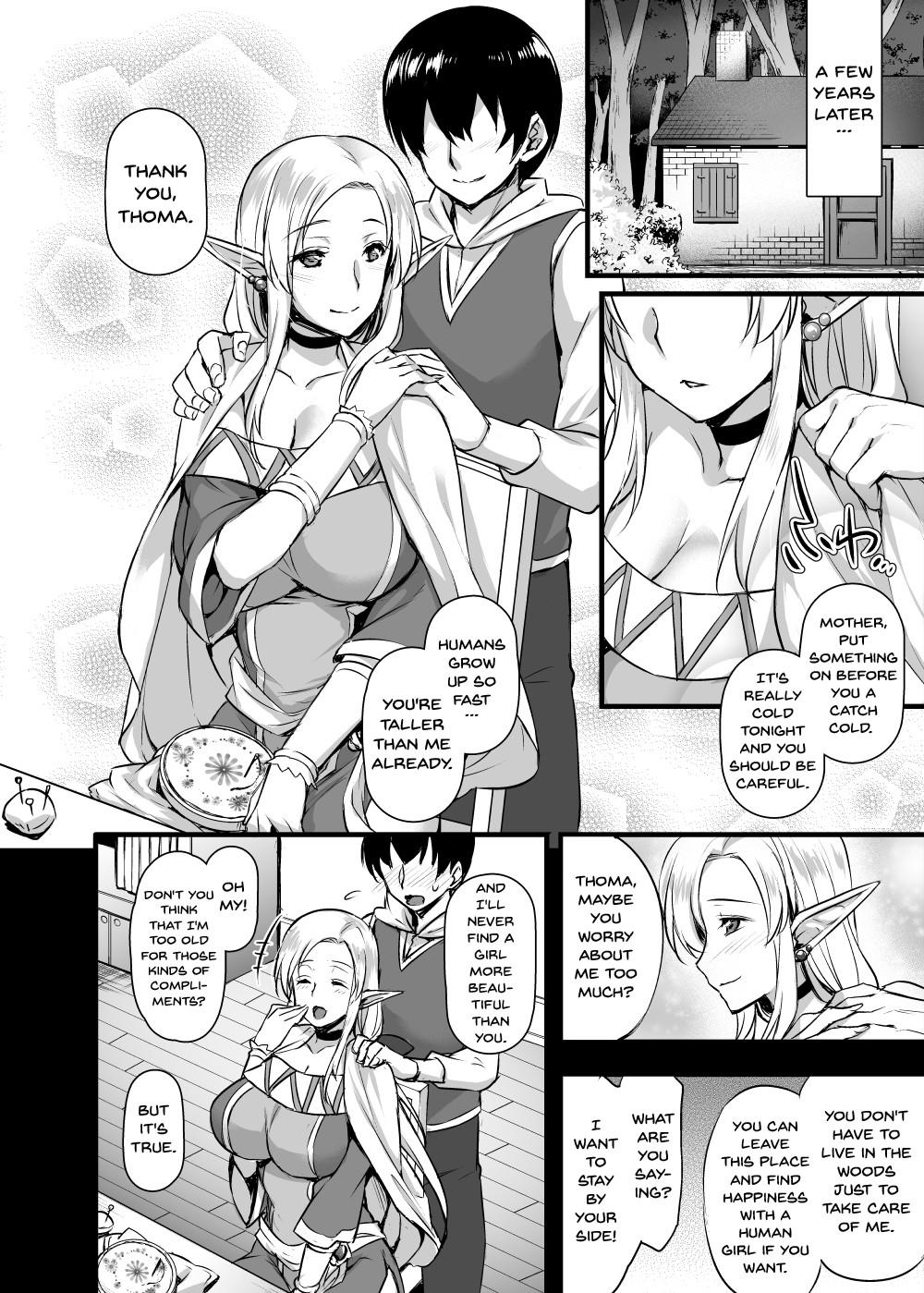 Hentai Manga Comic-Elf's Mom ~She Gets Raped By Orcs In From Of Her Son~-Read-5